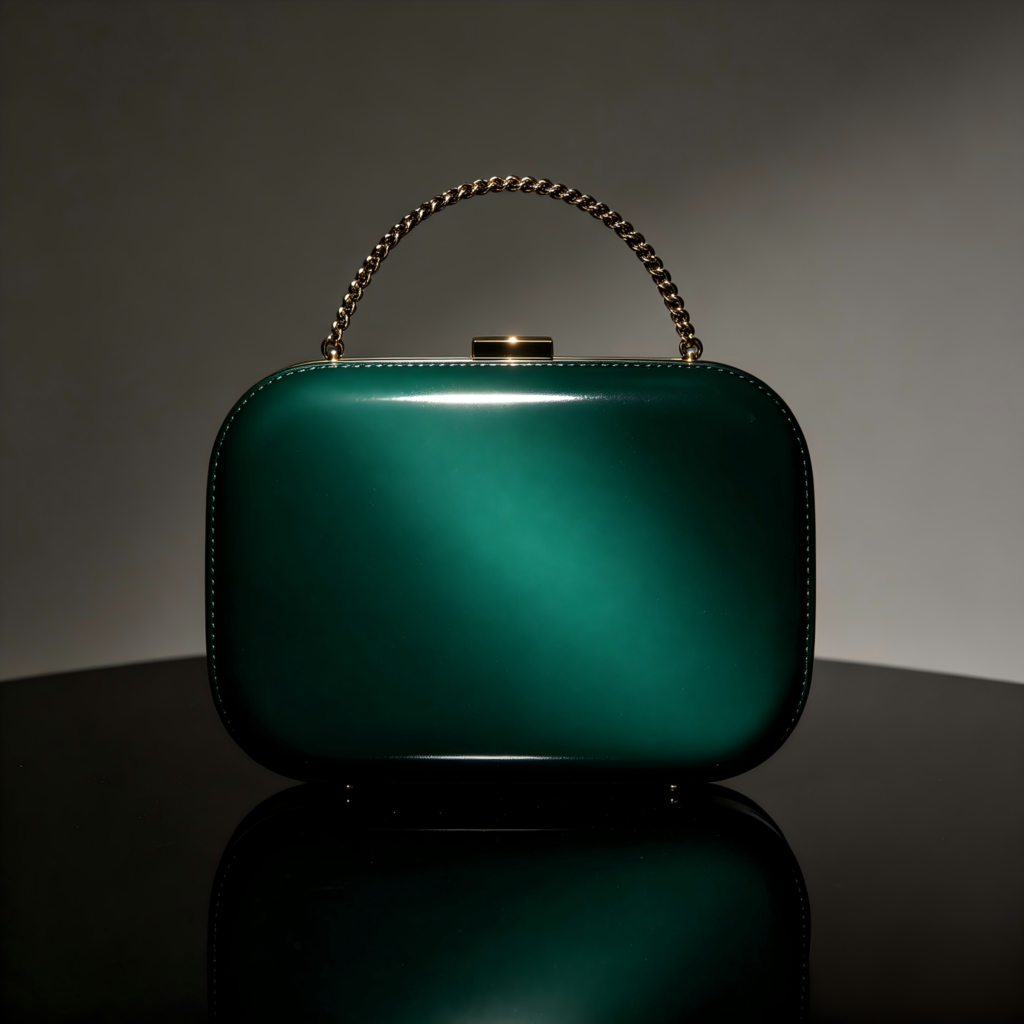 Mirbova Deep Emerald Green Vintage Doctor Bag